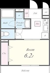 Lucia 1Kの間取図画像