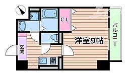サニーレジデンス吉野II 1Kの間取図画像