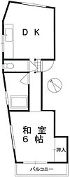 間取図画像 1DK