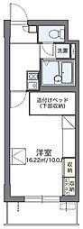 レオパレスパルコートC 1Kの間取図画像