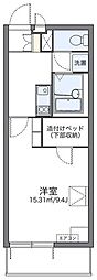 レオパレスグリーンパイン松本 1Kの間取図画像
