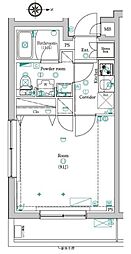 京急本線 京急蒲田駅 徒歩10分の賃貸マンション 3階1Kの間取り
