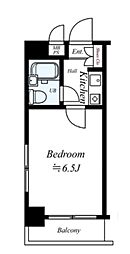 クリオ中野坂上壱番館 1Kの間取図画像