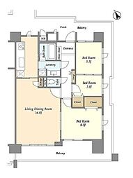 ガーデン文京白山 1階3LDKの間取り