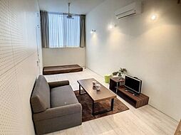 アパートメントキューブ 1階1Kのリビング/ダイニング