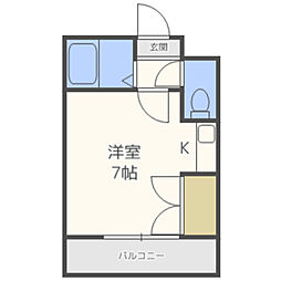 間取図画像 ワンルーム