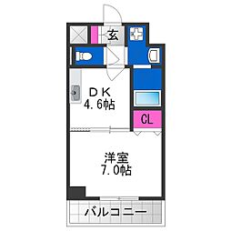 間取図画像 1DK