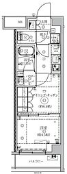 セジョリ練馬平和台2 1DKの間取図画像
