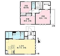 TACHIBANA 1階3LDKの間取り