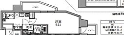 S-RESIDENCE王子west 1Kの間取図画像