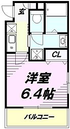 Forest Park Hills 1階1Kの間取り