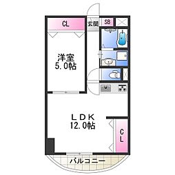 シャトー鶴ケ丘 4階/-