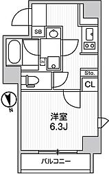ライトハウス元浅草 1Kの間取図画像