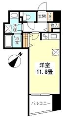 TKフラッツ渋谷 ワンルームの間取図画像