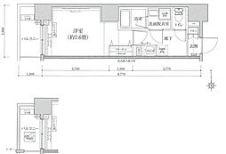 アイルグランデ浅草 5階1Kの間取り