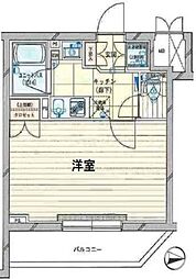 JR京浜東北・根岸線 赤羽駅 徒歩8分の賃貸マンション 3階1Kの間取り