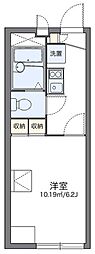 レオパレスアレグリーア 1階1Kの間取り