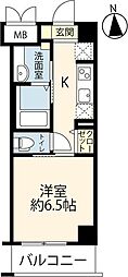 GROWS江古田駅前 5階1Kの間取り