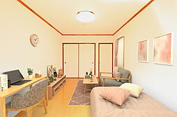 コーポドリームキャッスル 201 2階1Kのリビング/ダイニング