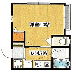 コンフォート百合ヶ丘壱番館 1Kの間取図画像