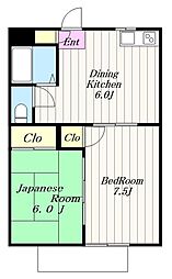 シティー堂山Ｂ 1階