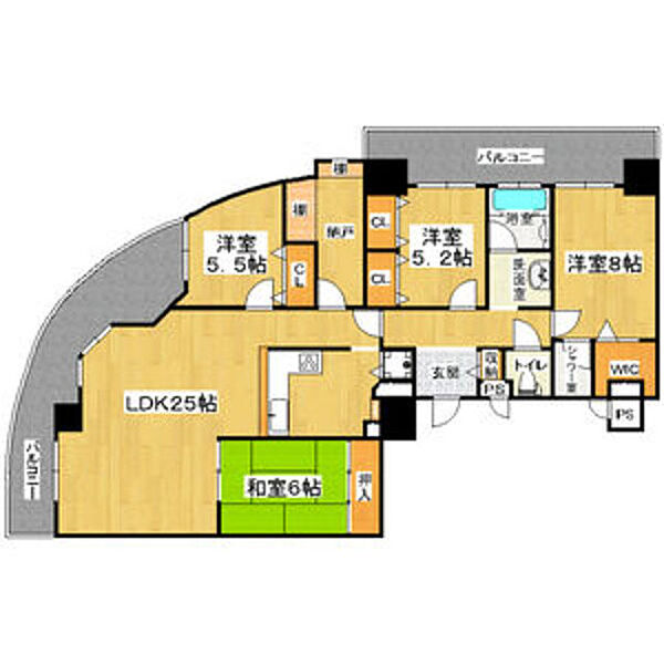 住之江フタバビル ｜大阪府大阪市住之江区緑木２丁目(賃貸マンション4SLDK・15階・116.46㎡)の写真 その2