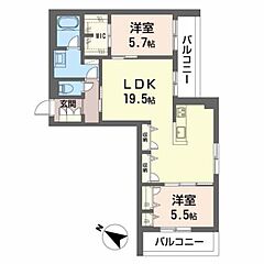 物件の間取り
