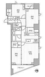 ディームス方南町 3LDKの間取図画像