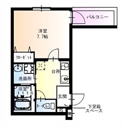 フジパレス桑津V番館 1階/-