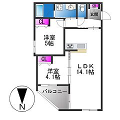 物件の間取り