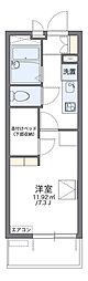 レオパレス和 1Kの間取図画像