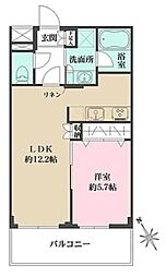 ACPレジデンス文京春日 1LDKの間取図画像