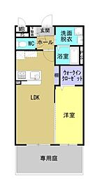 (仮称)久具マンションB棟 1LDKの間取図画像