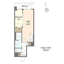 Osaka Metro中央線 緑橋駅 徒歩5分の賃貸マンション 1階1LDKの間取り