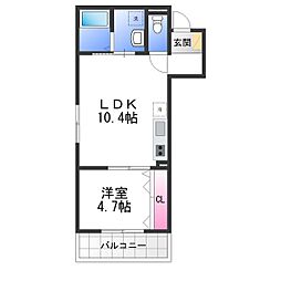 間取図画像 1LDK