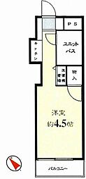ウィンベルソロ堀切菖蒲園NO1 ワンルームの間取図画像