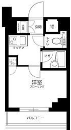 JR総武線 高円寺駅 徒歩9分の賃貸マンション 3階1Kの間取り