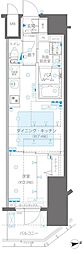 ZOOM新宿御苑前 1DKの間取図画像