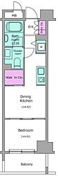 レジディア荻窪 1DKの間取図画像