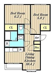 ヴィラージュII 1階