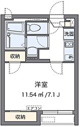 クレイノレーヴ　かえで(58296) 1階1Kの間取り