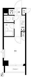 ルーブル武蔵小杉参番館 1Kの間取図画像
