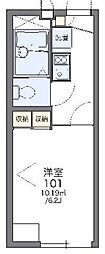 レオパレススカイ・タウン 1Kの間取図画像