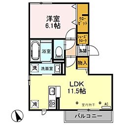 間取図画像 1LDK