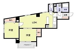 ミラベル関谷 2LDKの間取図画像