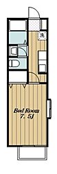 RIVAGEトビオ 1Kの間取図画像