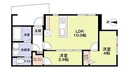 リザーブ北綾瀬 2LDKの間取図画像
