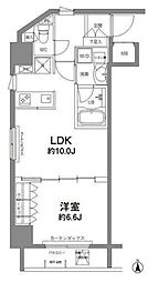 コンフォリア新宿御苑2 1LDKの間取図画像
