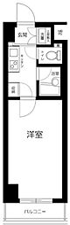 ルーブル学芸大学六番館 1Kの間取図画像