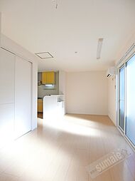 JR阪和線 和歌山駅 徒歩4分の賃貸アパート 1階ワンルームのリビング/ダイニング